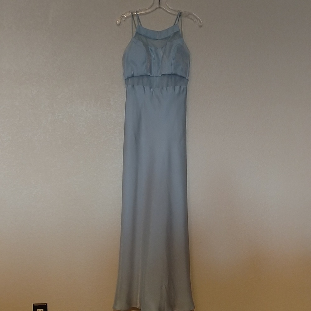 Light blue long gown